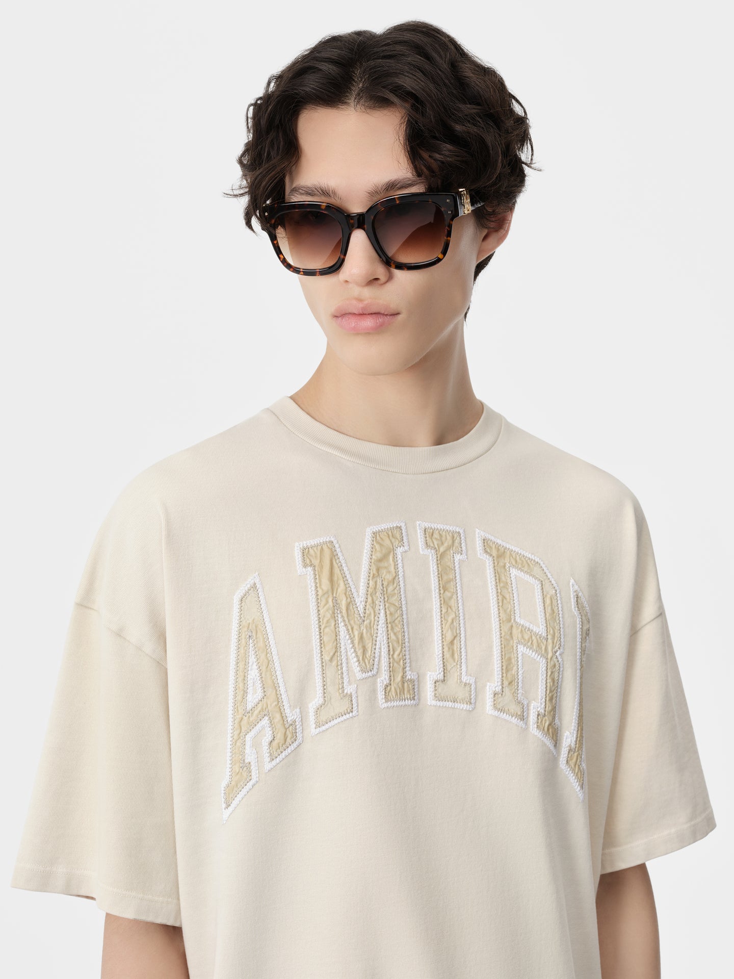 AMIRI VINTAGE OVERSIZED TEE - Birch