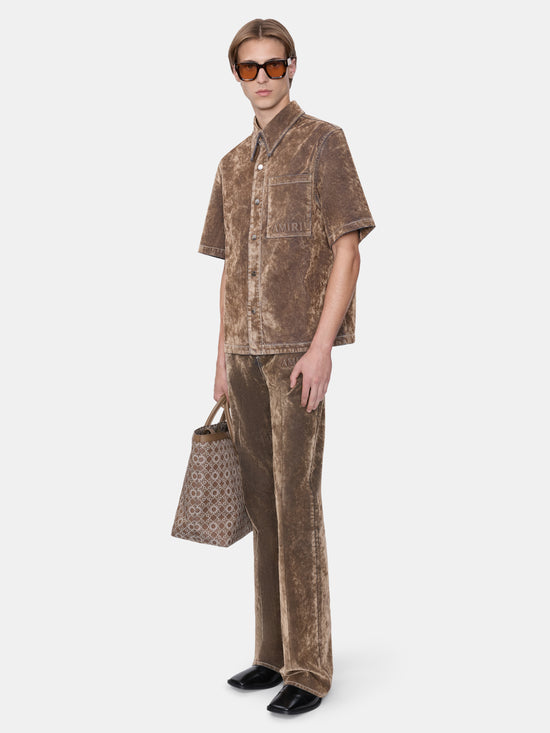 VELVET FLARE JEAN - TAN - AMIRI