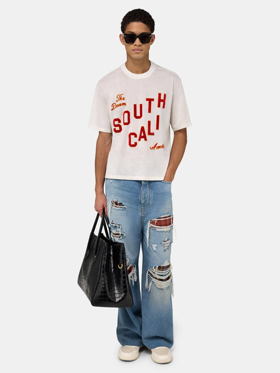 SOUTH CALI BOX TEE - Ivory - AMIRI