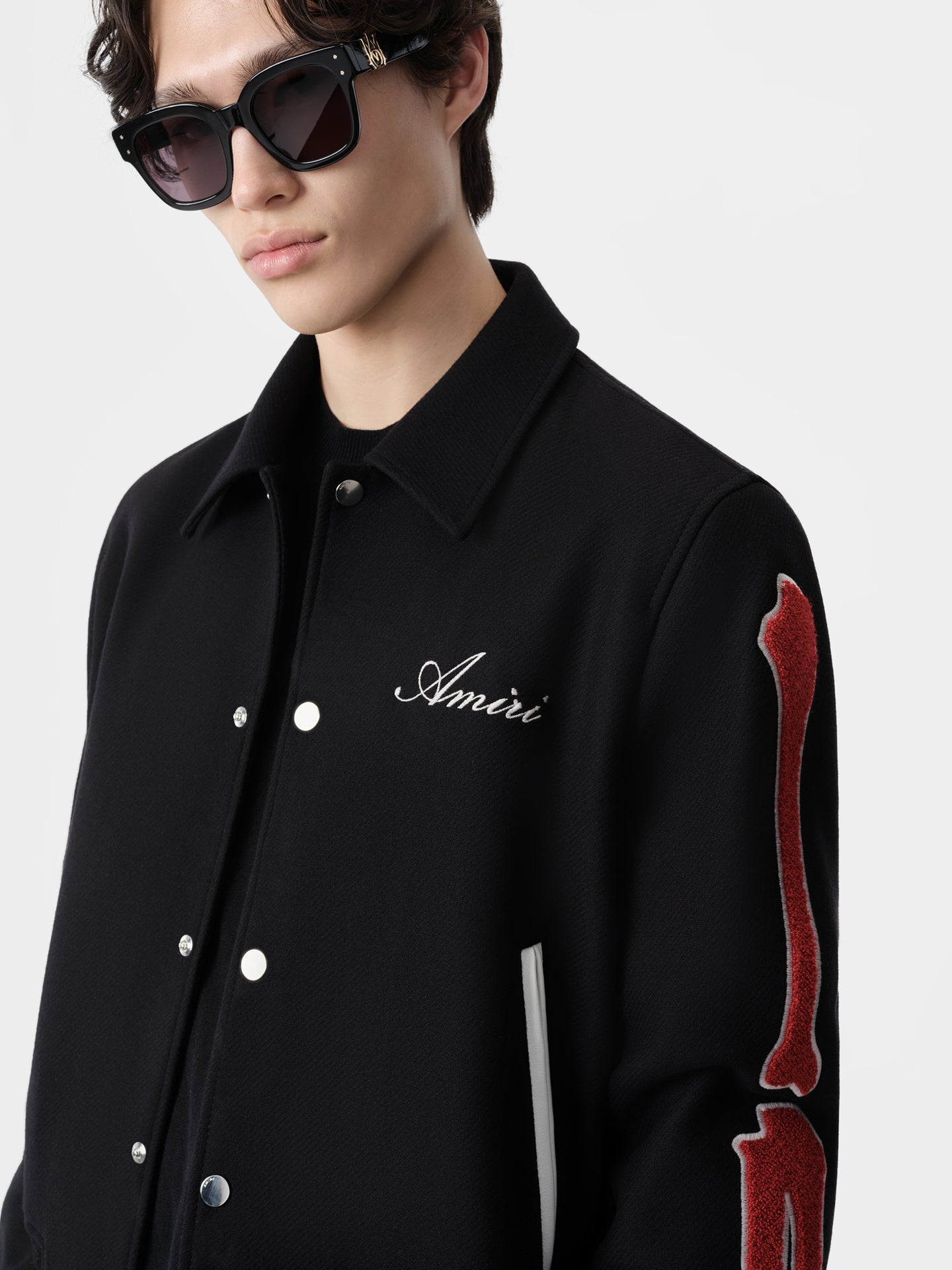 BONES JACKET - Black Red