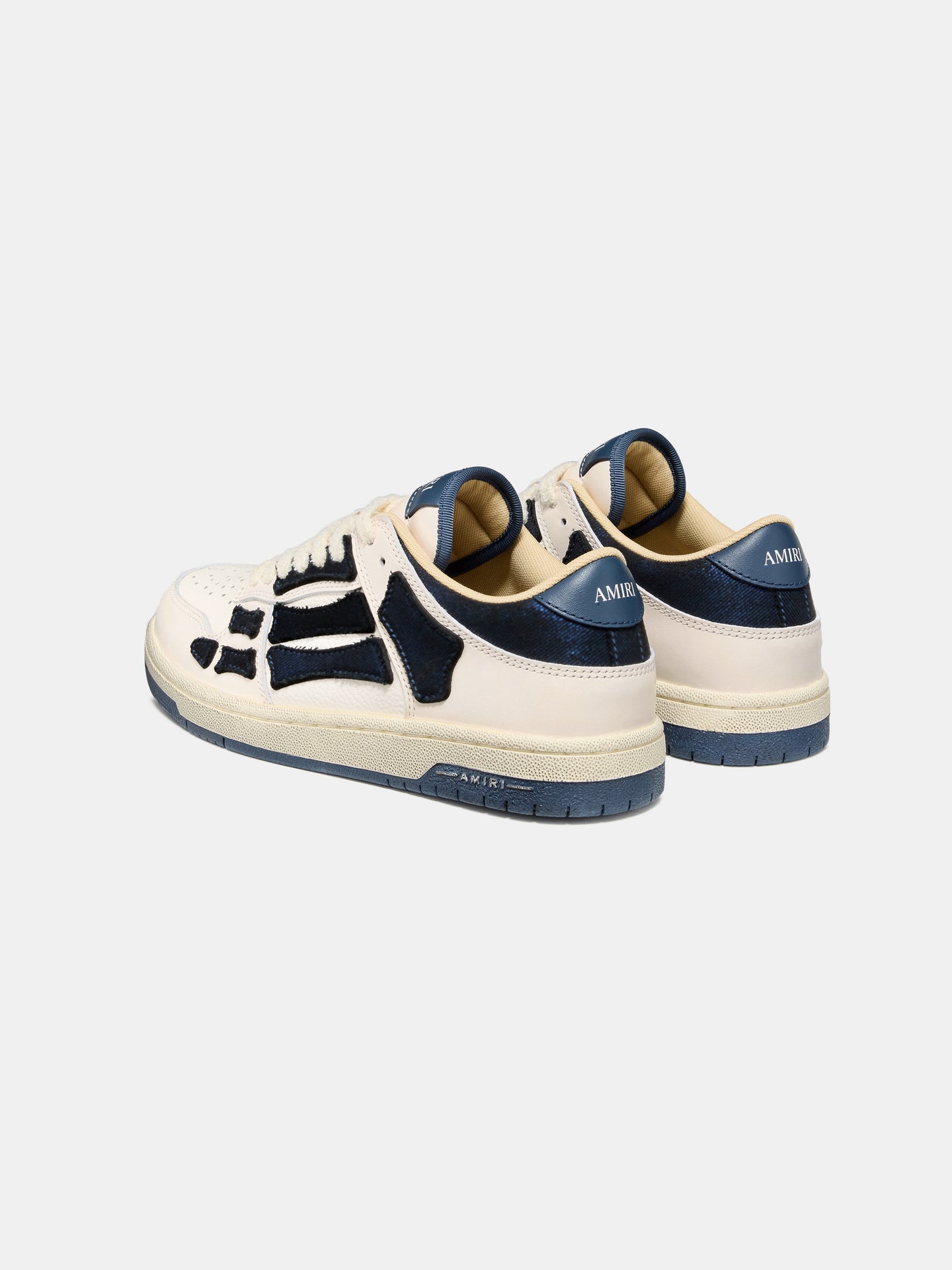 WOMEN - WOMEN'S DENIM SKEL TOP LOW - WET SHIMMER - AMIRI