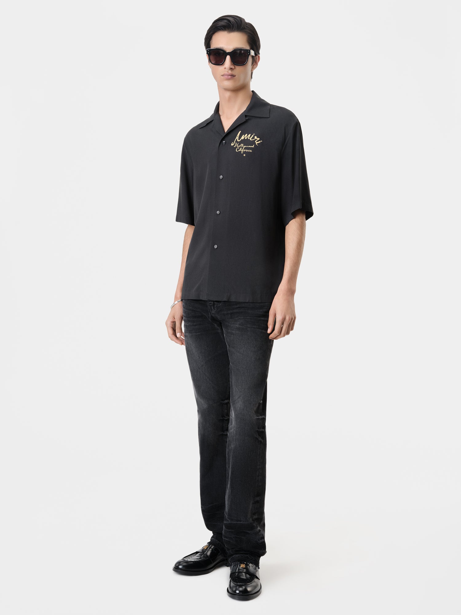 Product AMIRI HOLLYWOOD CAMP SHIRT - Black featured image