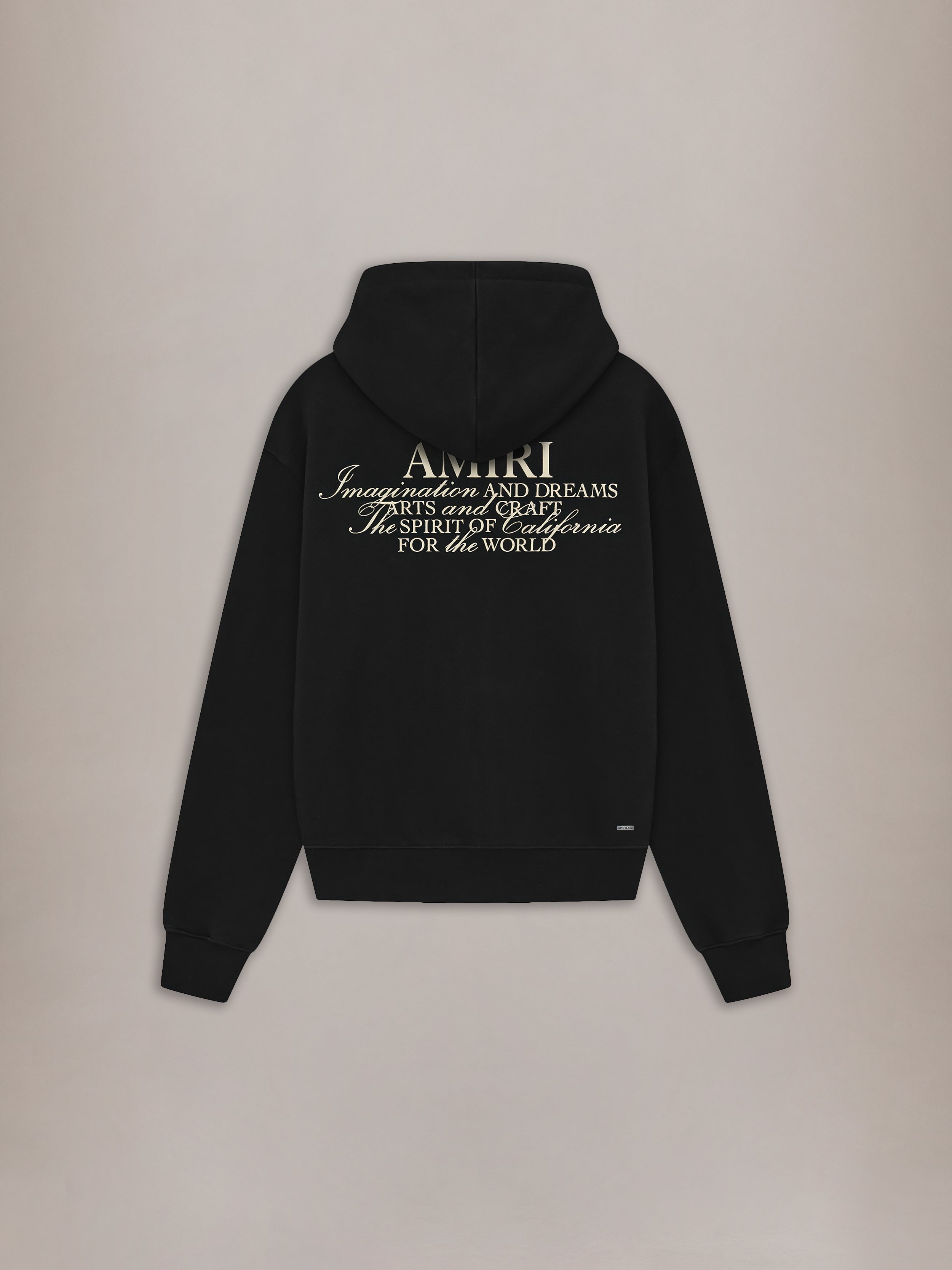 AMIRI SPIRIT ZIP HOODIE - Black