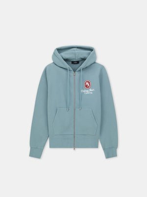 MA CHATEAU ZIP HOODIE - Steel - AMIRI