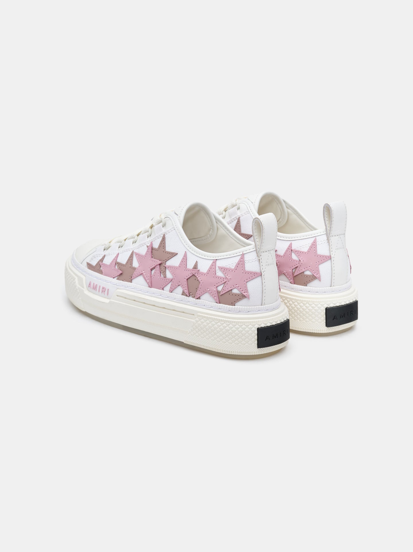 AMIRI Women's Stars Court Low in White Pink