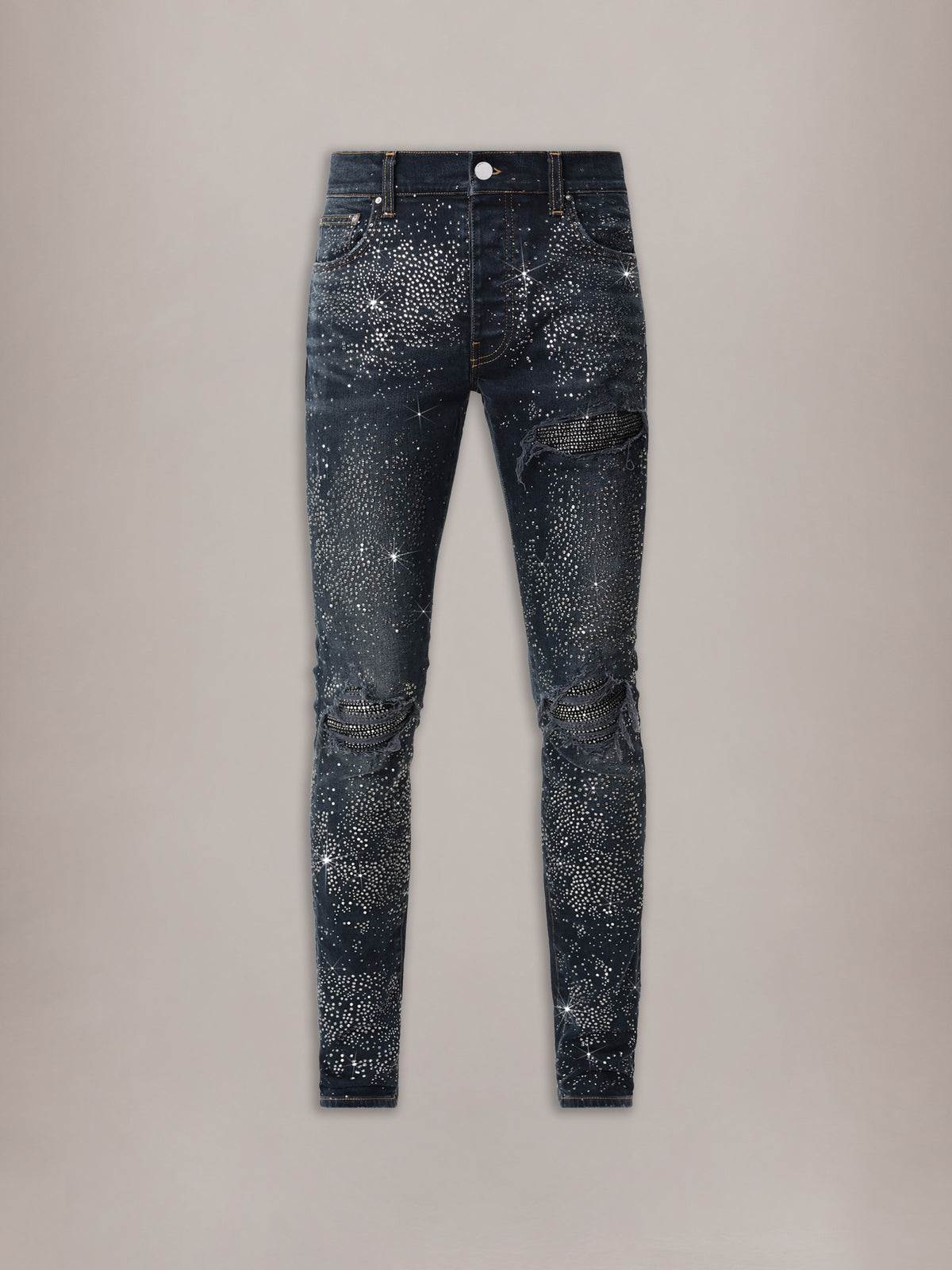 ALL OVER CRYSTAL MX1 JEAN - Midnight Indigo - AMIRI
