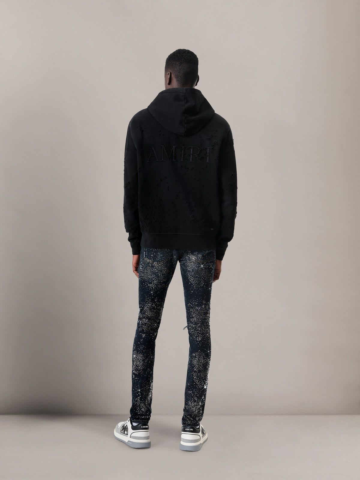 ALL OVER CRYSTAL MX1 JEAN - Midnight Indigo - AMIRI