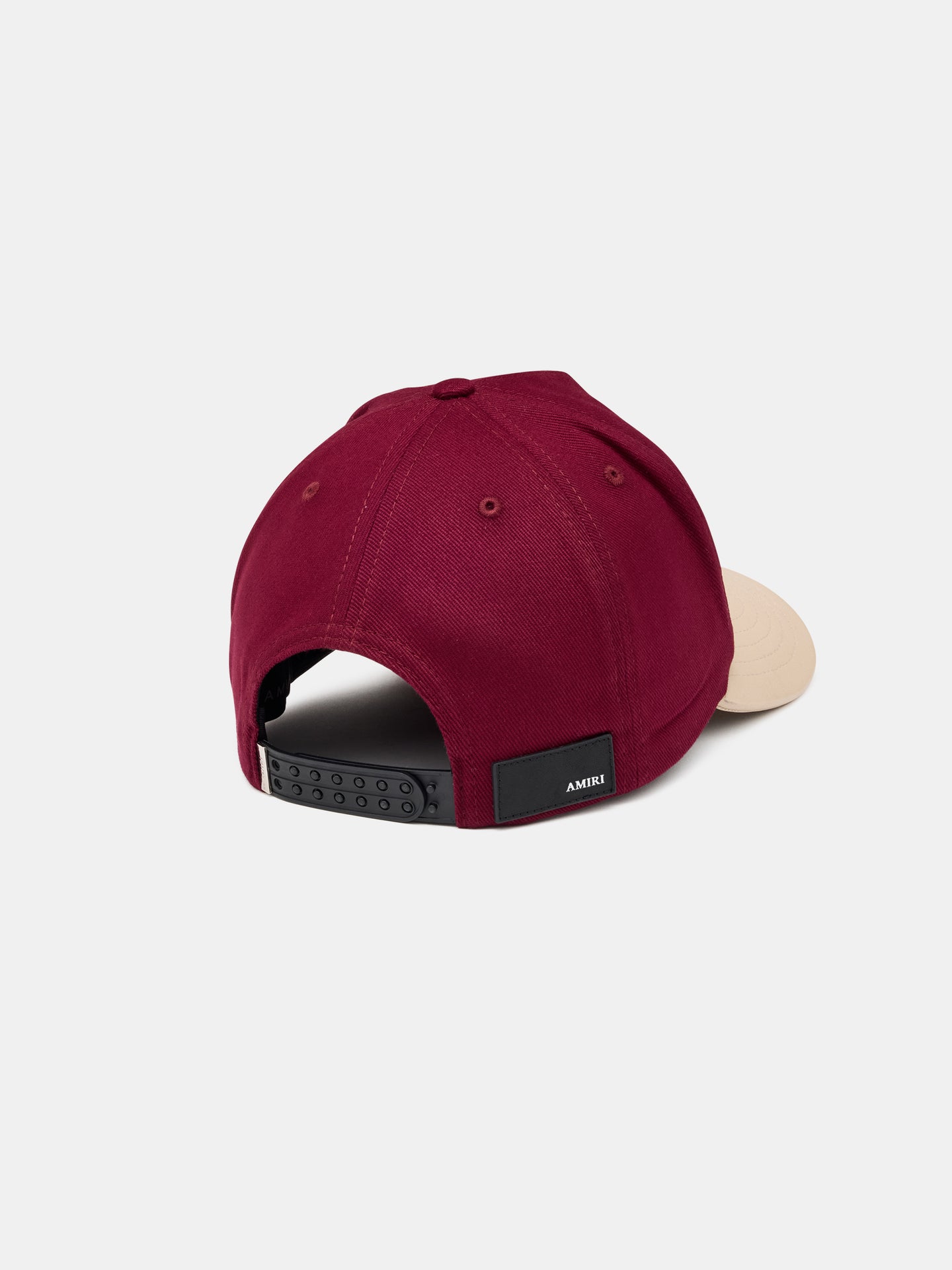 TWO TONE CANVAS HAT - WINE - AMIRI
