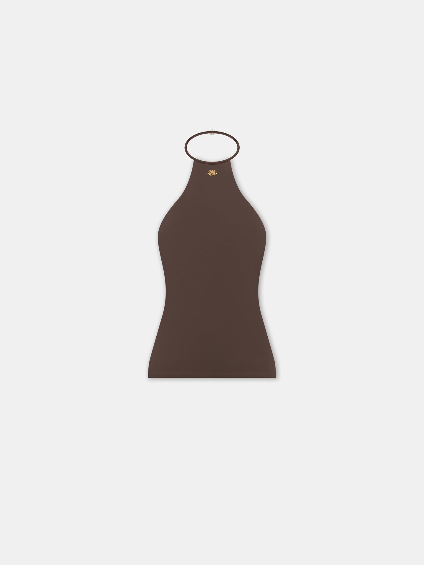 WOMEN - WOMEN'S HALTER TOP - Walnut Brown - AMIRI
