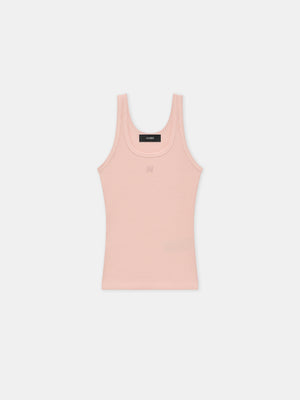 WOMEN - WOMEN'S MA EMBROIDERY TANK - Dusk Pink - AMIRI