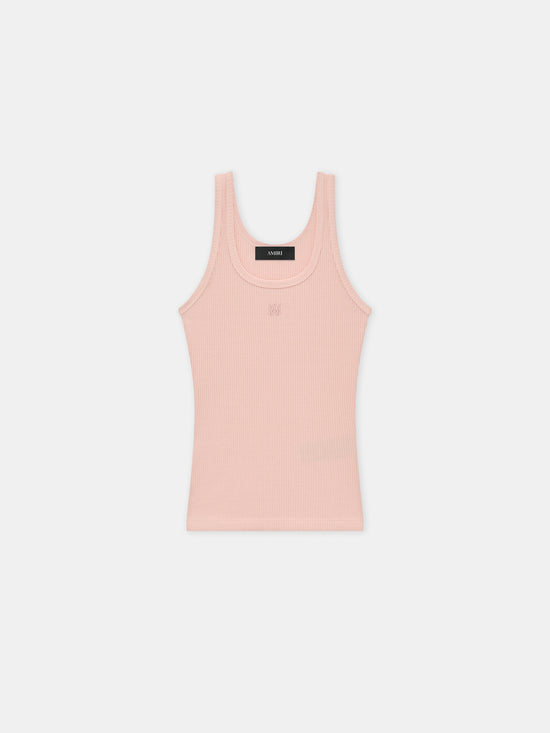 WOMEN - WOMEN'S MA EMBROIDERY TANK - Dusk Pink - AMIRI
