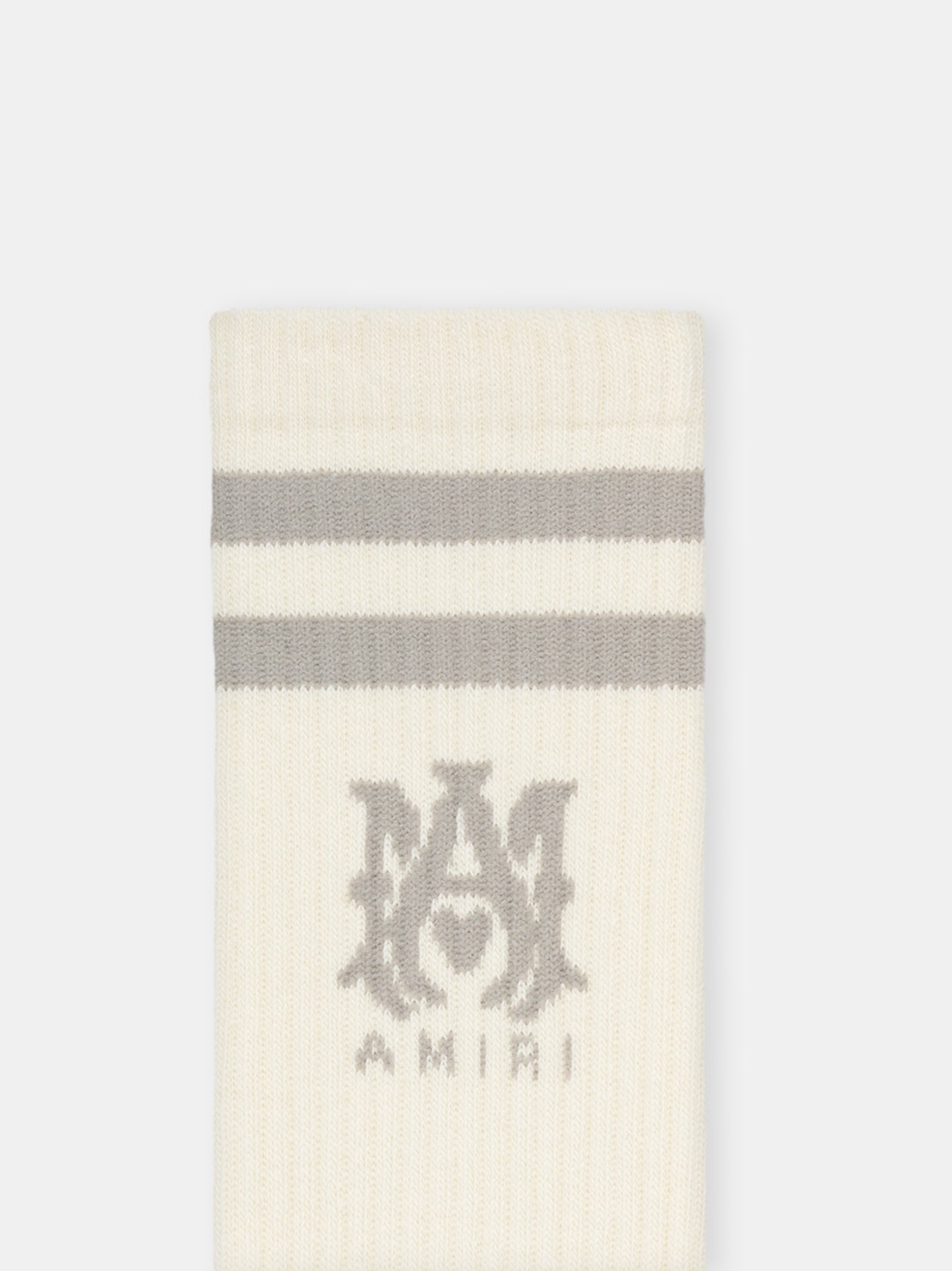 MA STRIPE SOCK - Alabaster