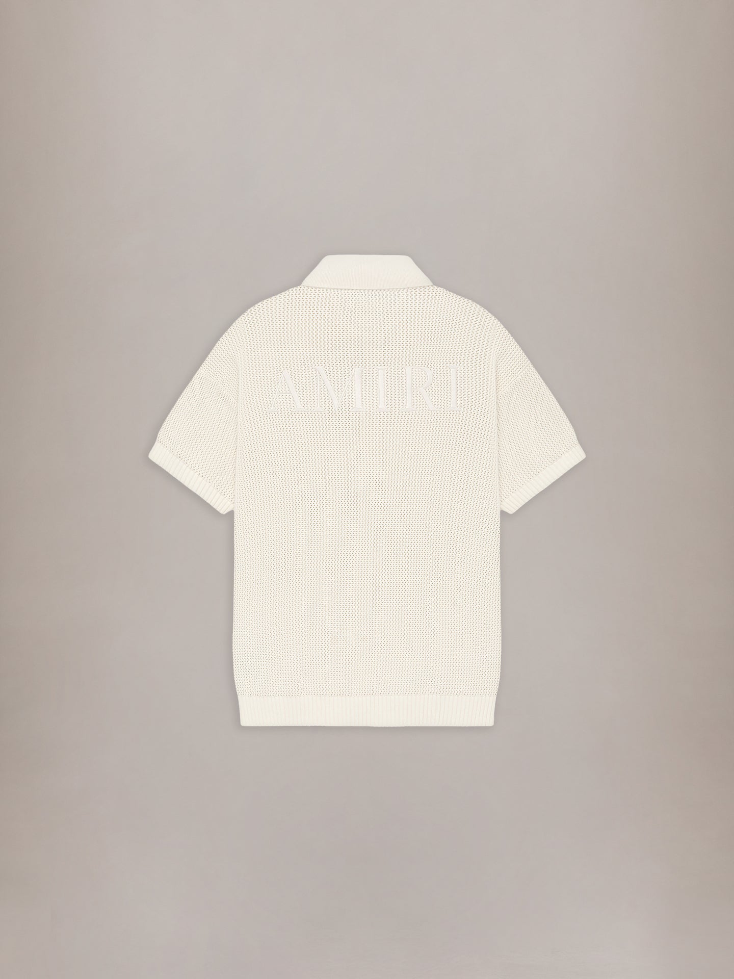 AMIRI CROCHET MESH SHIRT - Ivory - AMIRI