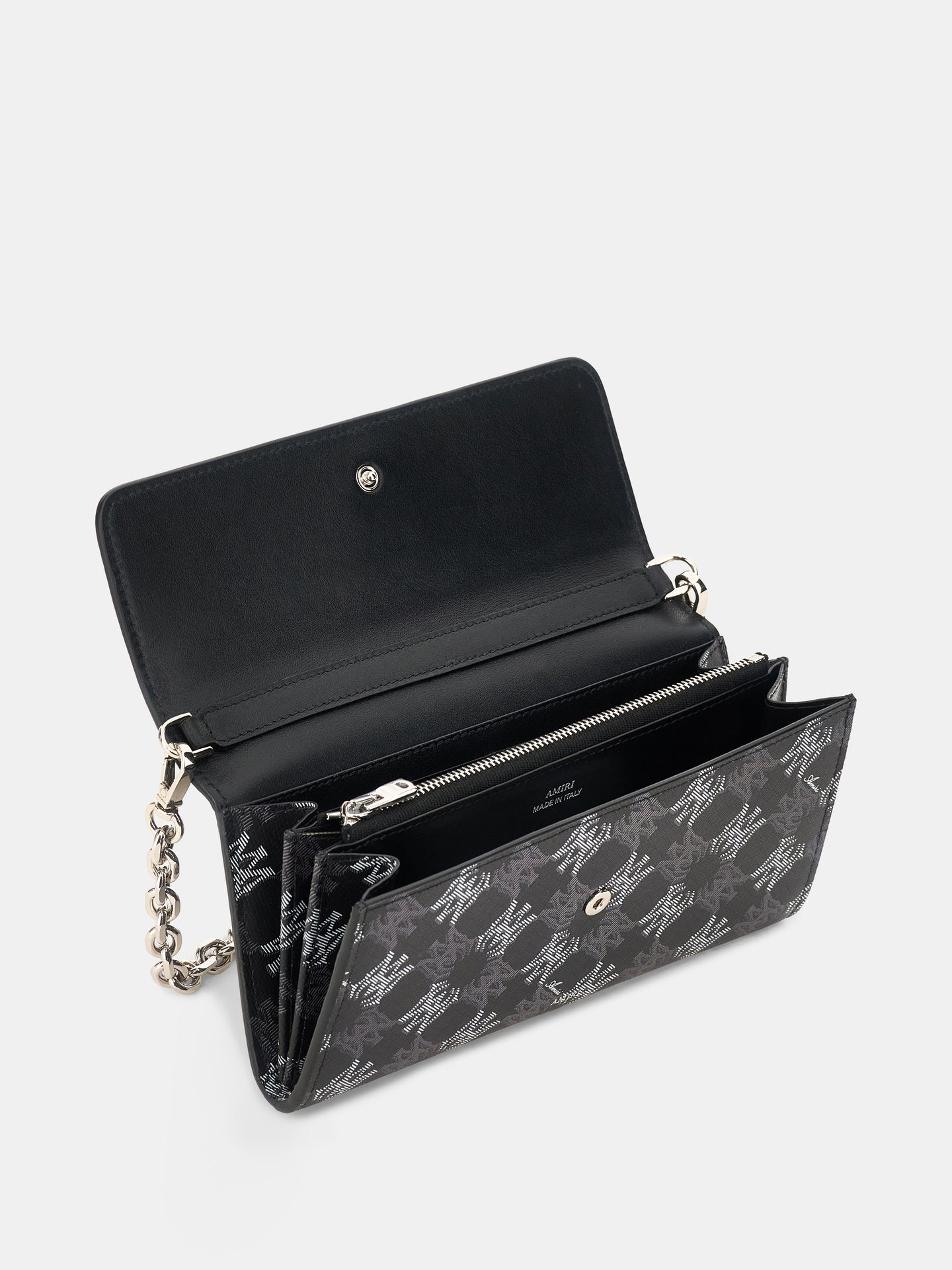 MA QUAD CANV WALLET ON CHAIN - Black - AMIRI