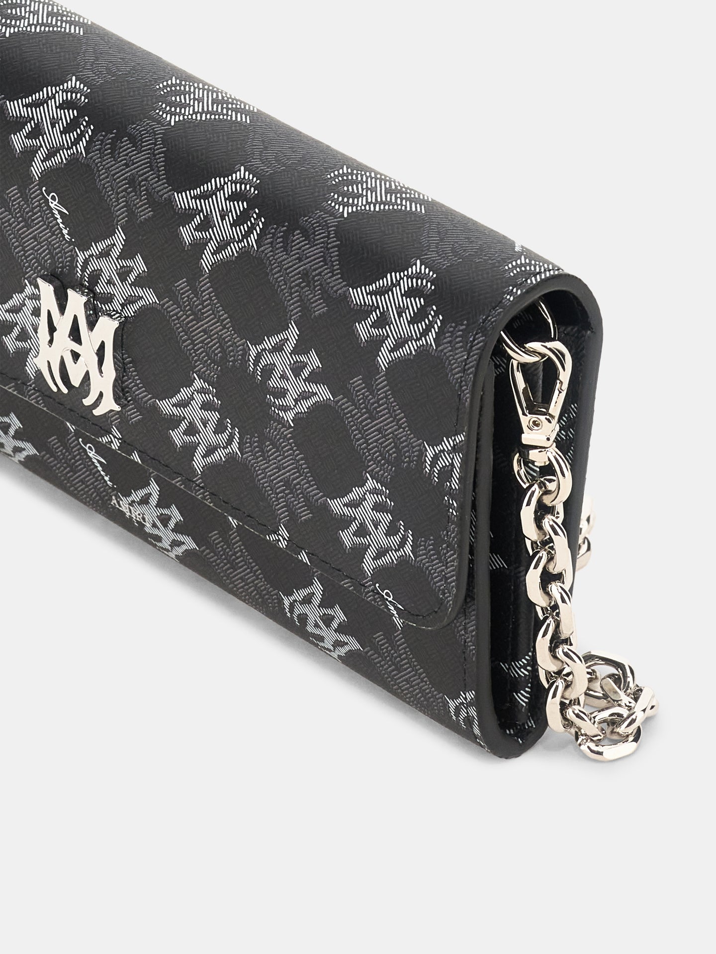 MA QUAD CANV WALLET ON CHAIN - Black - AMIRI