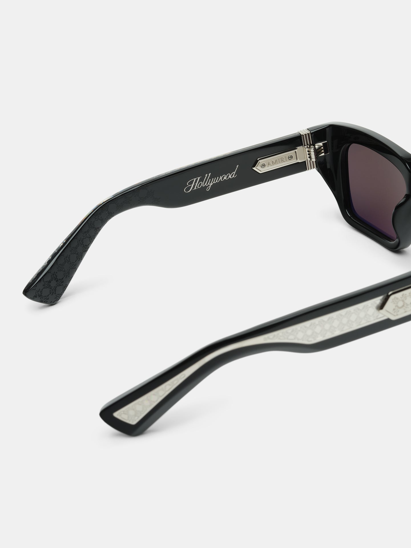 HOLLYWOOD SUNGLASSES - Black Silver - AMIRI
