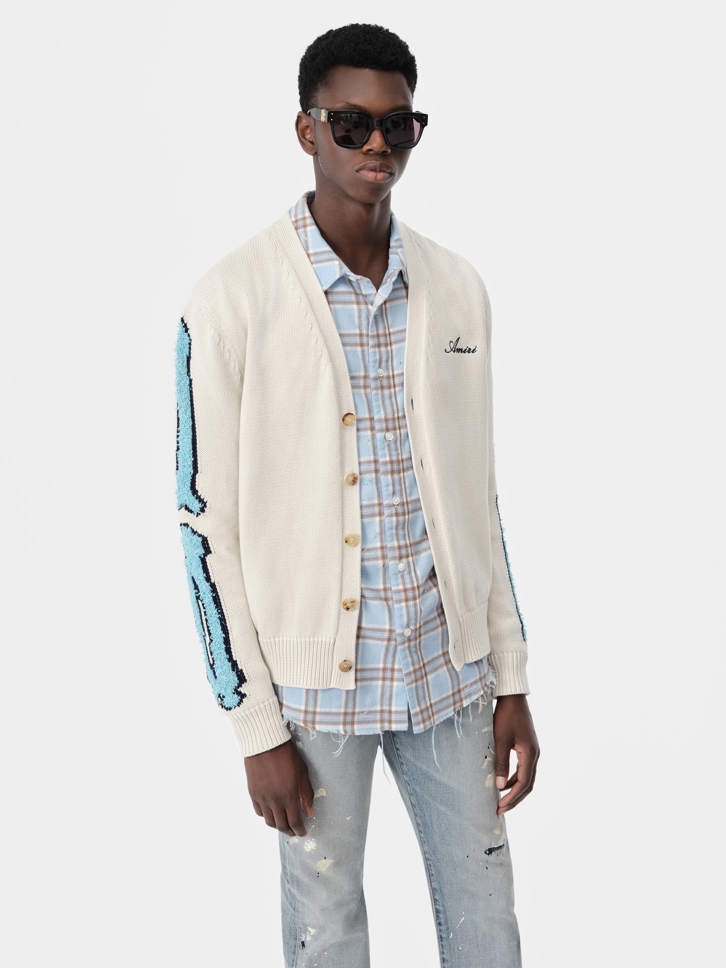 BONES CARDIGAN - Birch