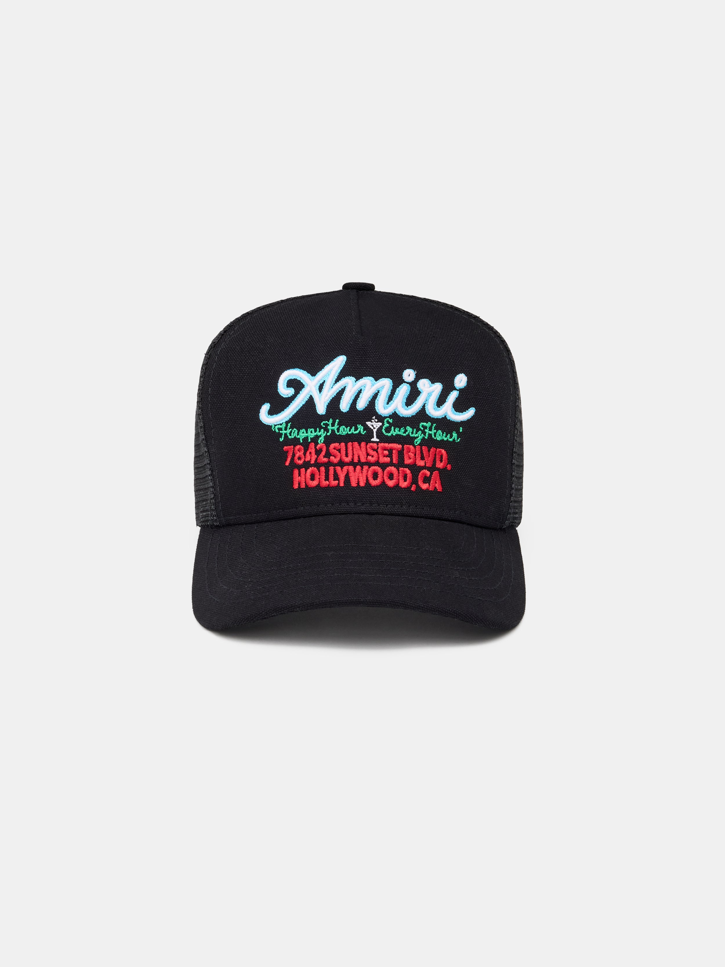 Product AMIRI NEON LIGHTS TRUCKER HAT - BLACK featured image
