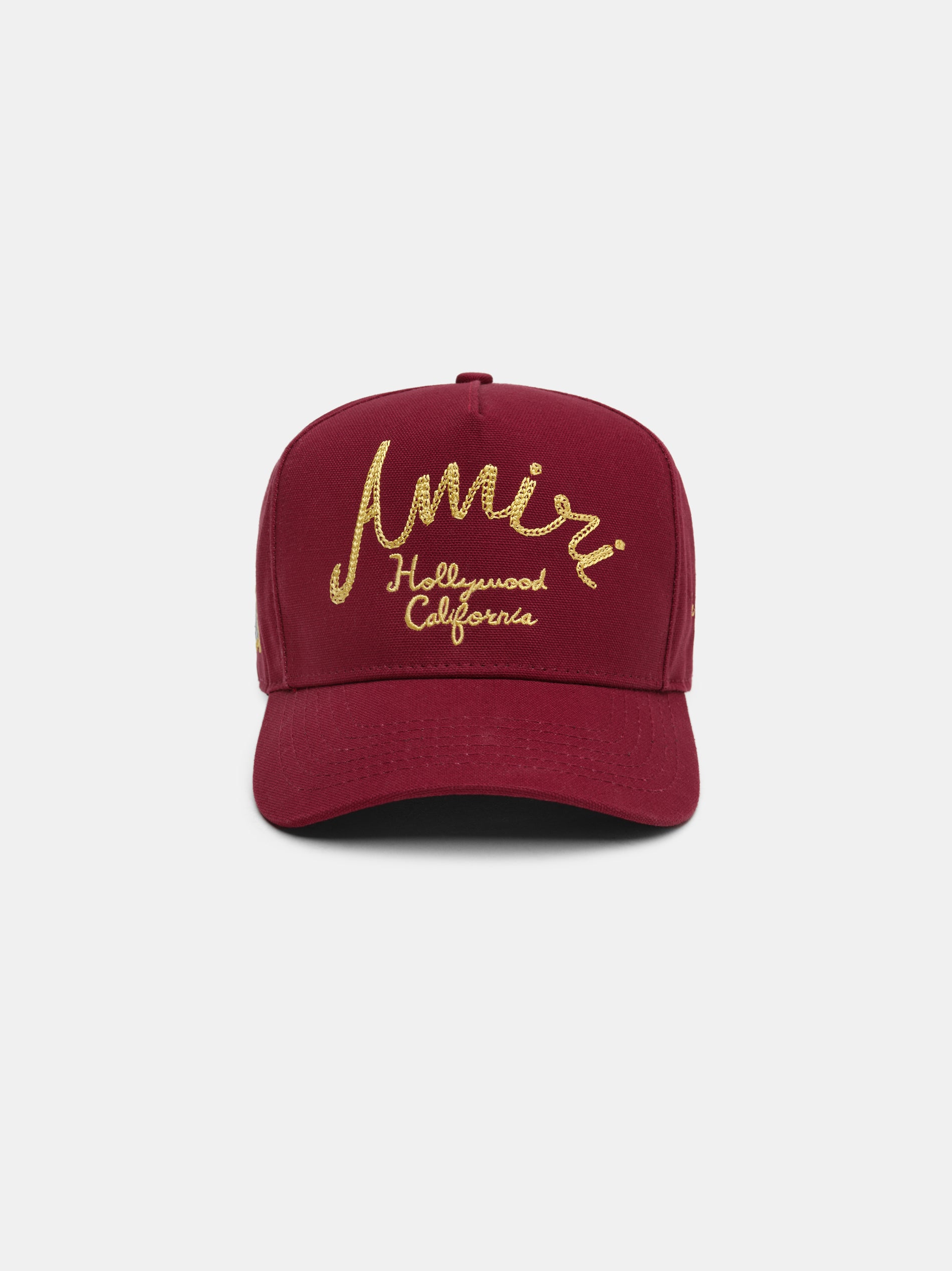 Product AMIRI HOLLYWOOD CANVAS HAT - Burgundy featured image