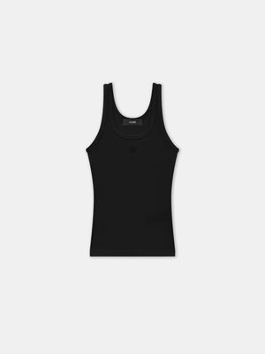WOMEN - WOMEN'S MA EMBROIDERY TANK - Black - AMIRI