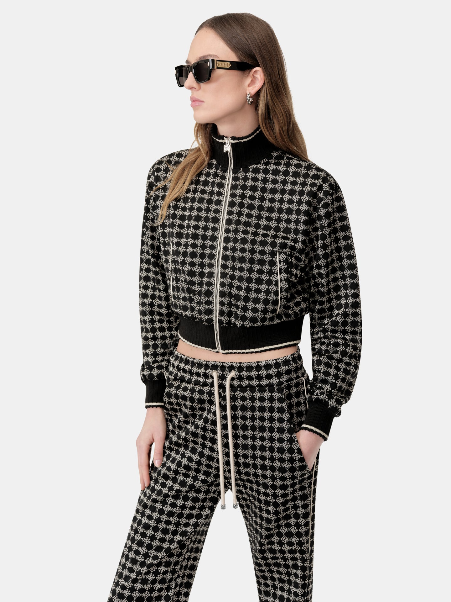 WOMEN - WOMEN'S MA QUAD TRACK JACKET - Black - AMIRI