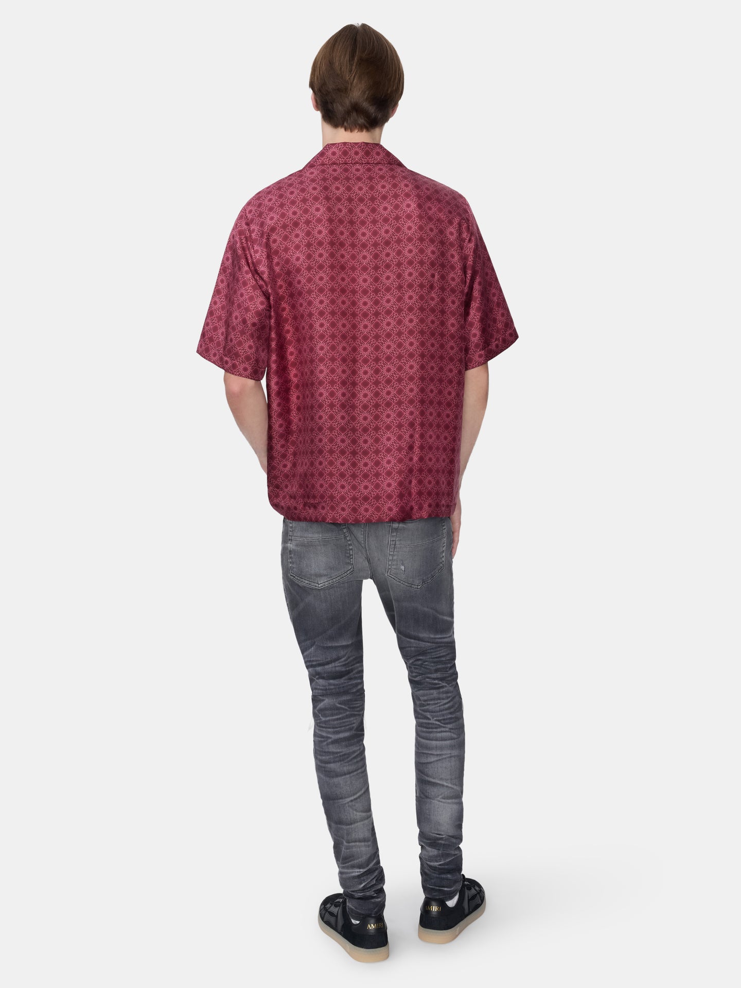 MA QUAD BOWLING SHIRT - WINE - AMIRI