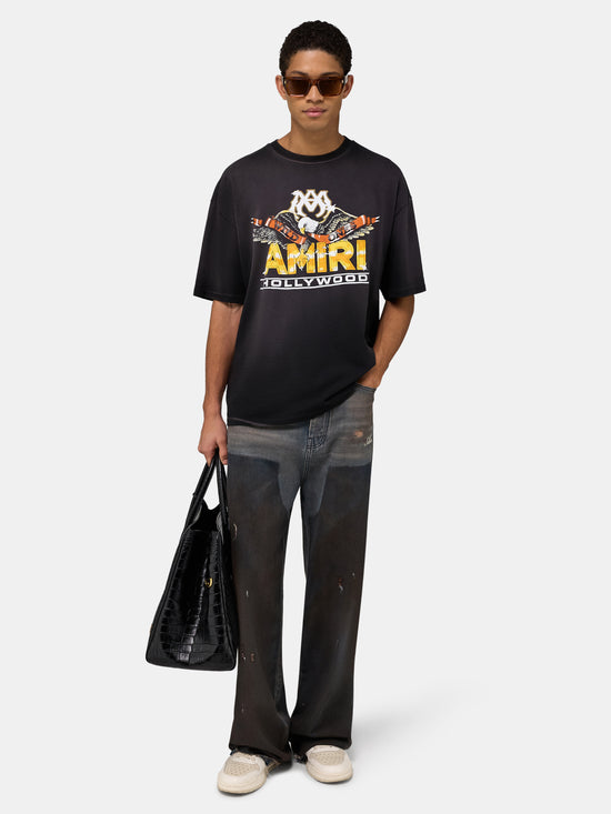 MA EAGLE OVERSIZED TEE - Black - AMIRI