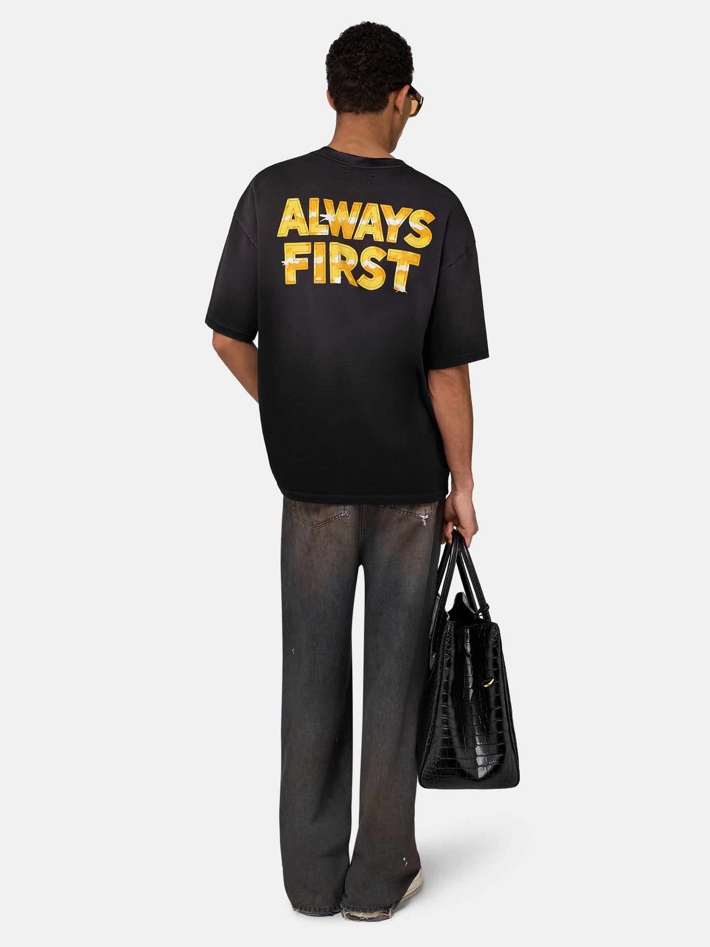 MA EAGLE OVERSIZED TEE - Black - AMIRI