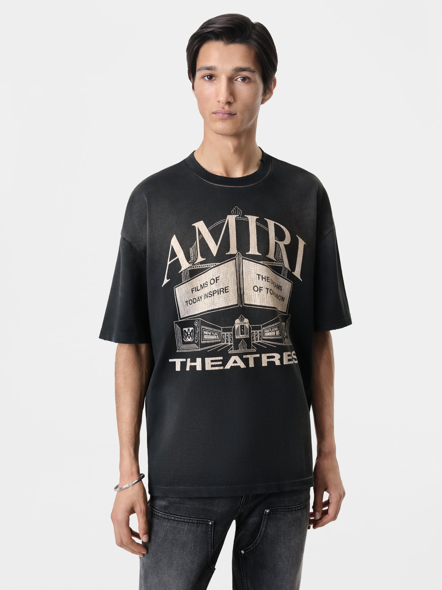 AMIRI THEATRES OVERSIZED TEE - Black