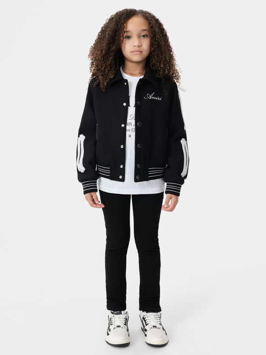 KIDS - KIDS' BONES JACKET - Black - AMIRI