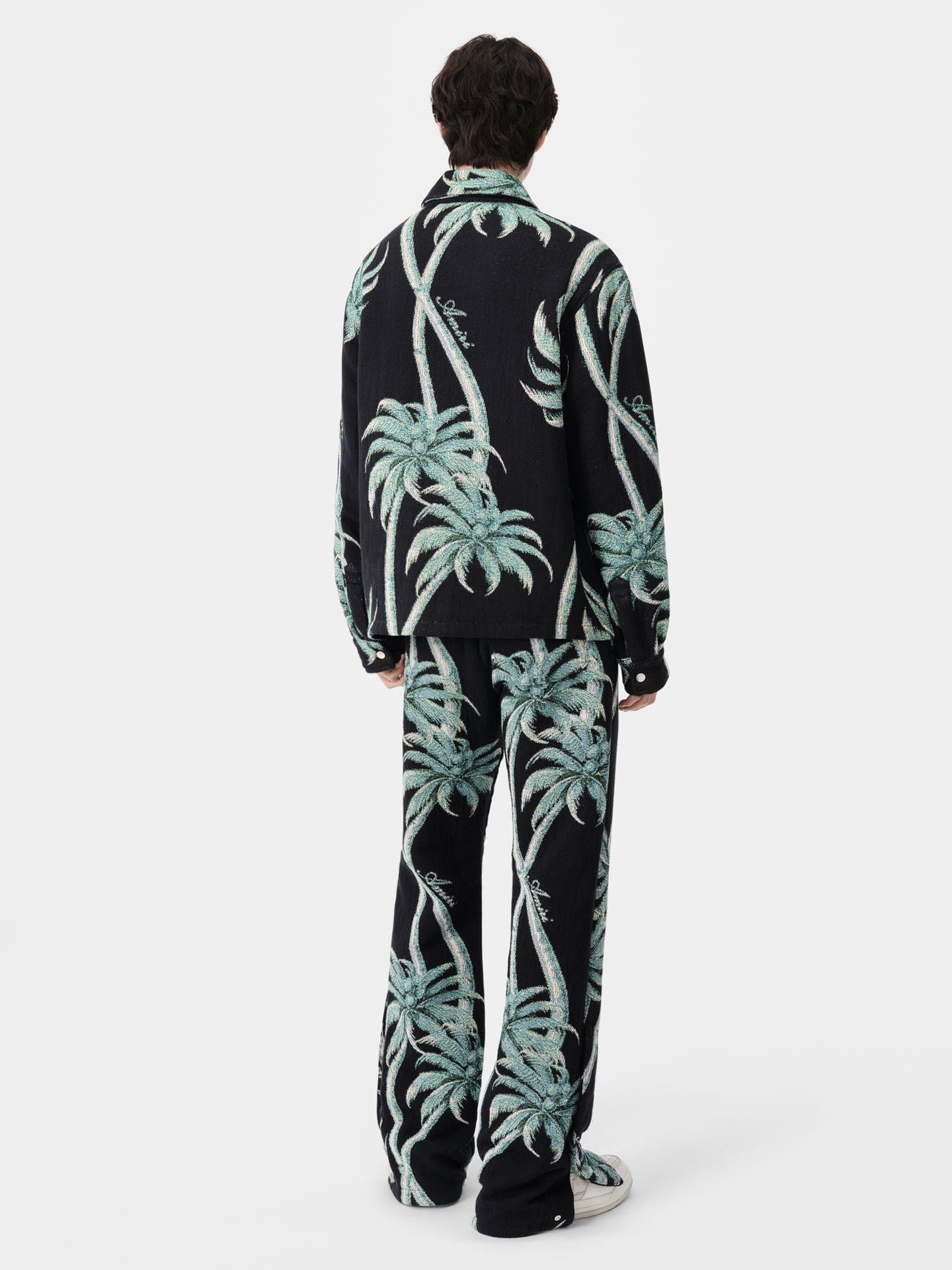 TWISTED PALMS TAPESTRY PANT - Black