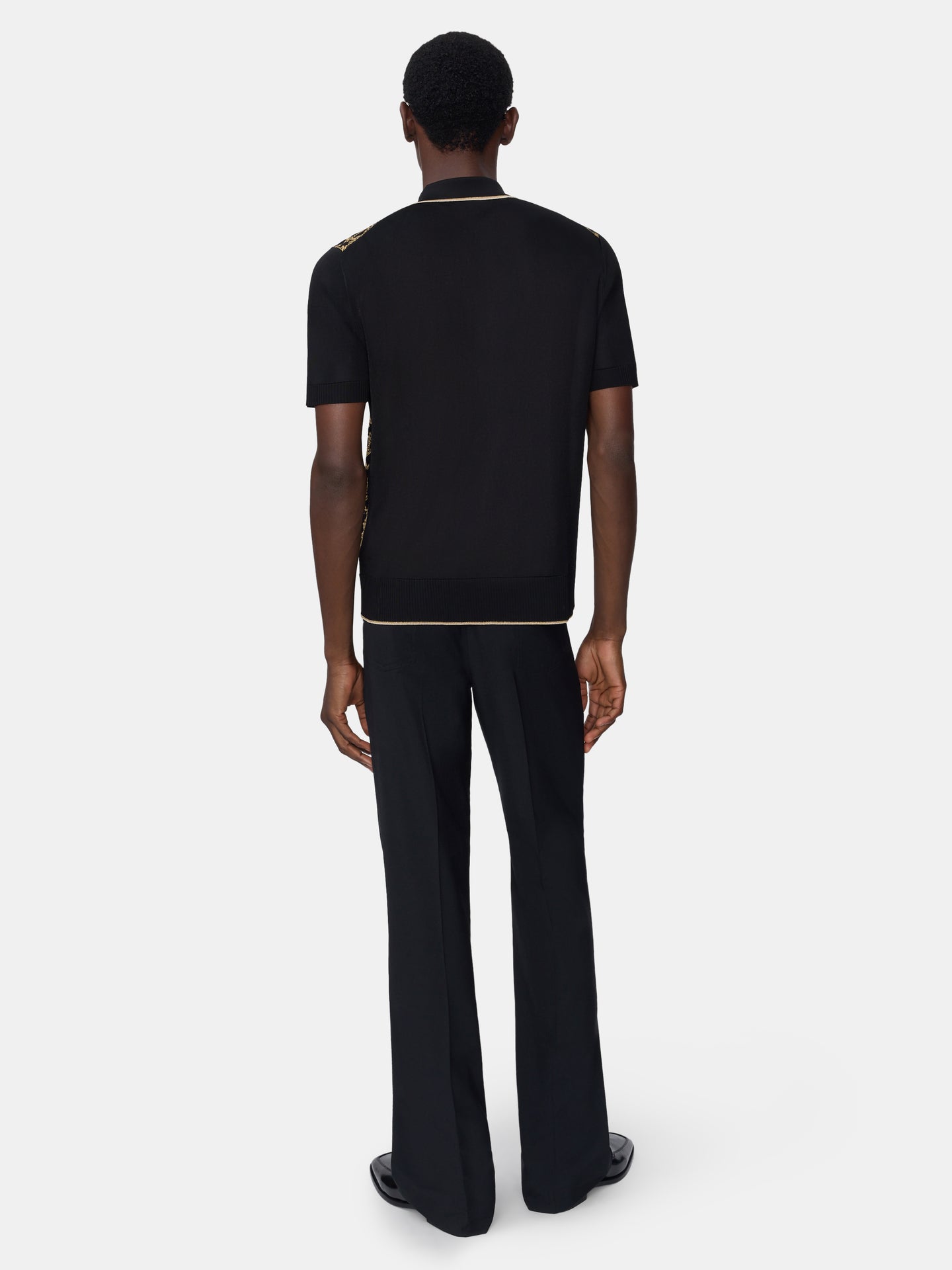 MA QUAD ZIP POLO - BLACK - AMIRI