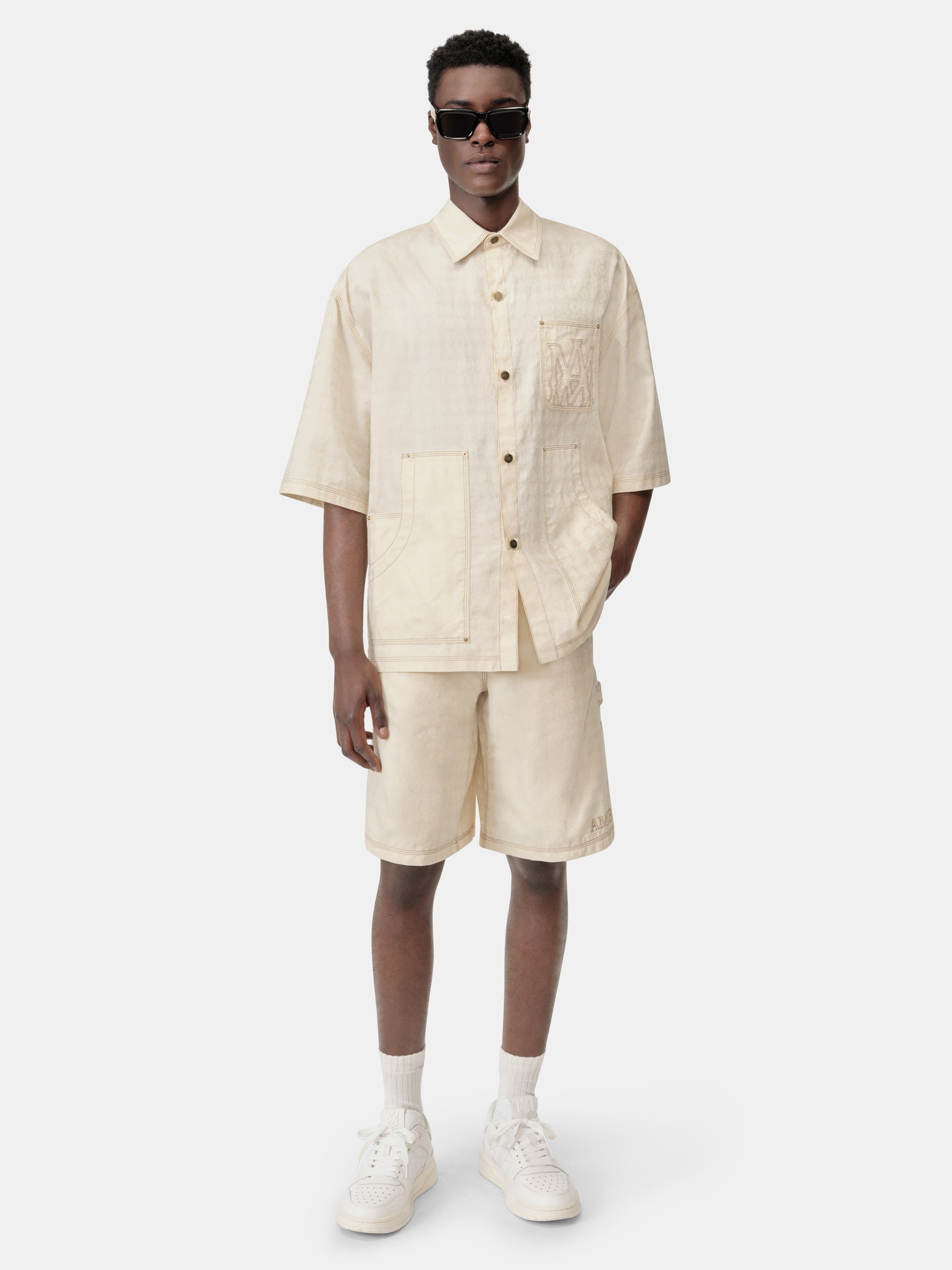 MA QUAD WORK SHORT - Alabaster - AMIRI