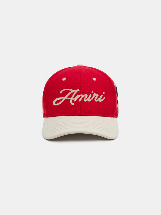 AMIRI PANTHER TWO TONE HAT - Deep Red