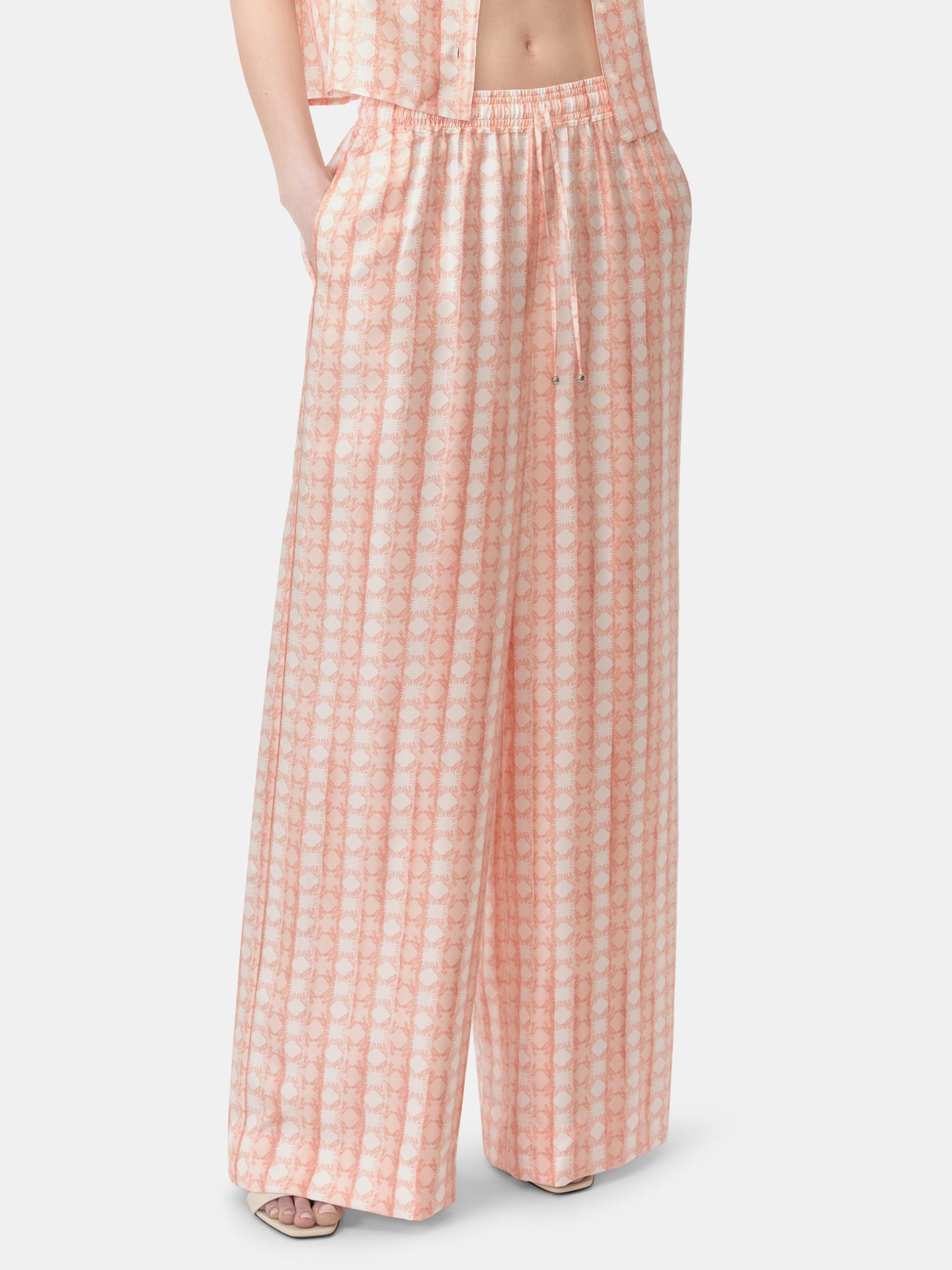WOMEN - WOMEN'S MA QUAD PJ PANT - Malibu Peach - AMIRI