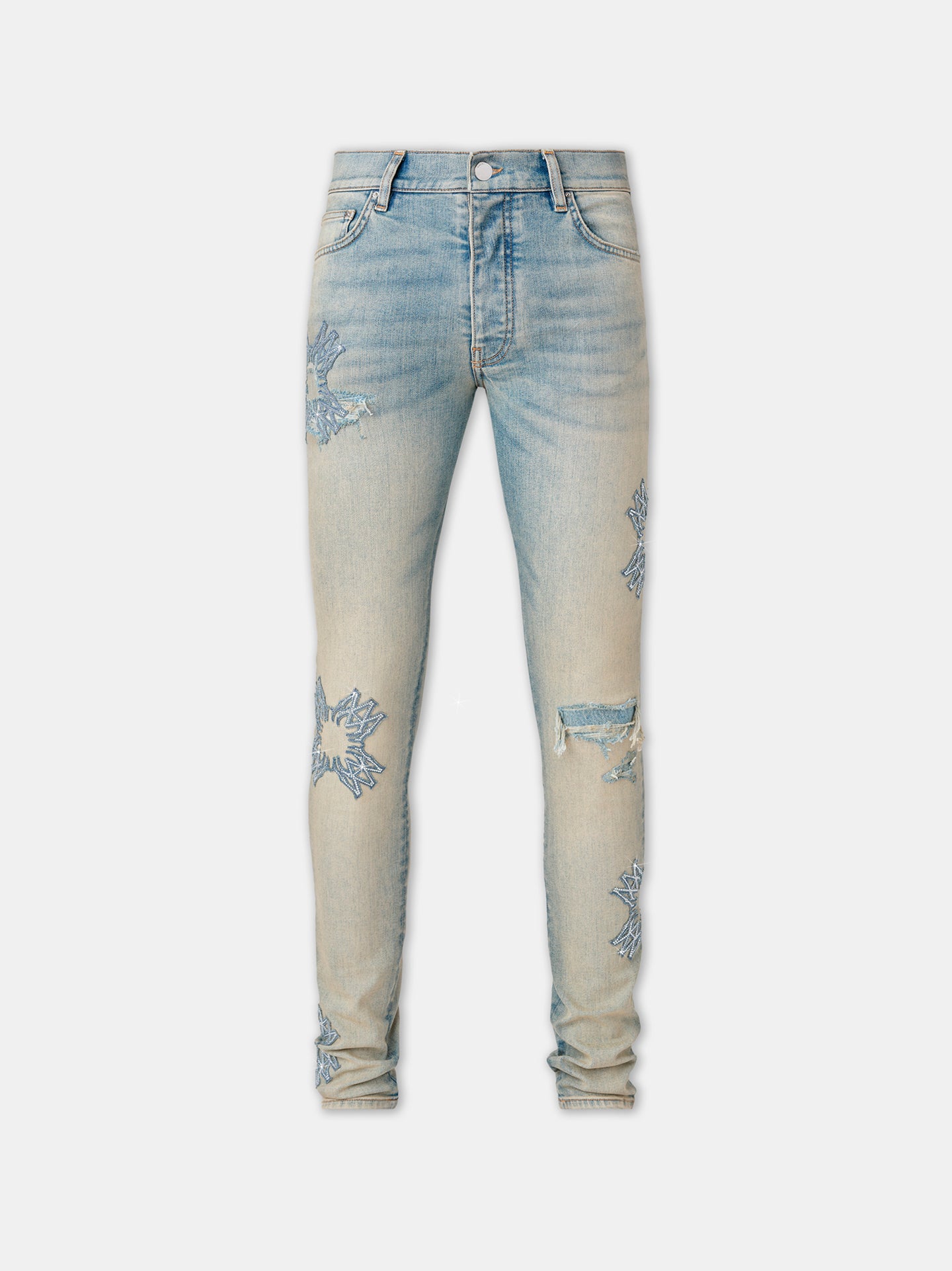 CRYSTAL MA QUAD SKINNY JEAN - Antique Indigo