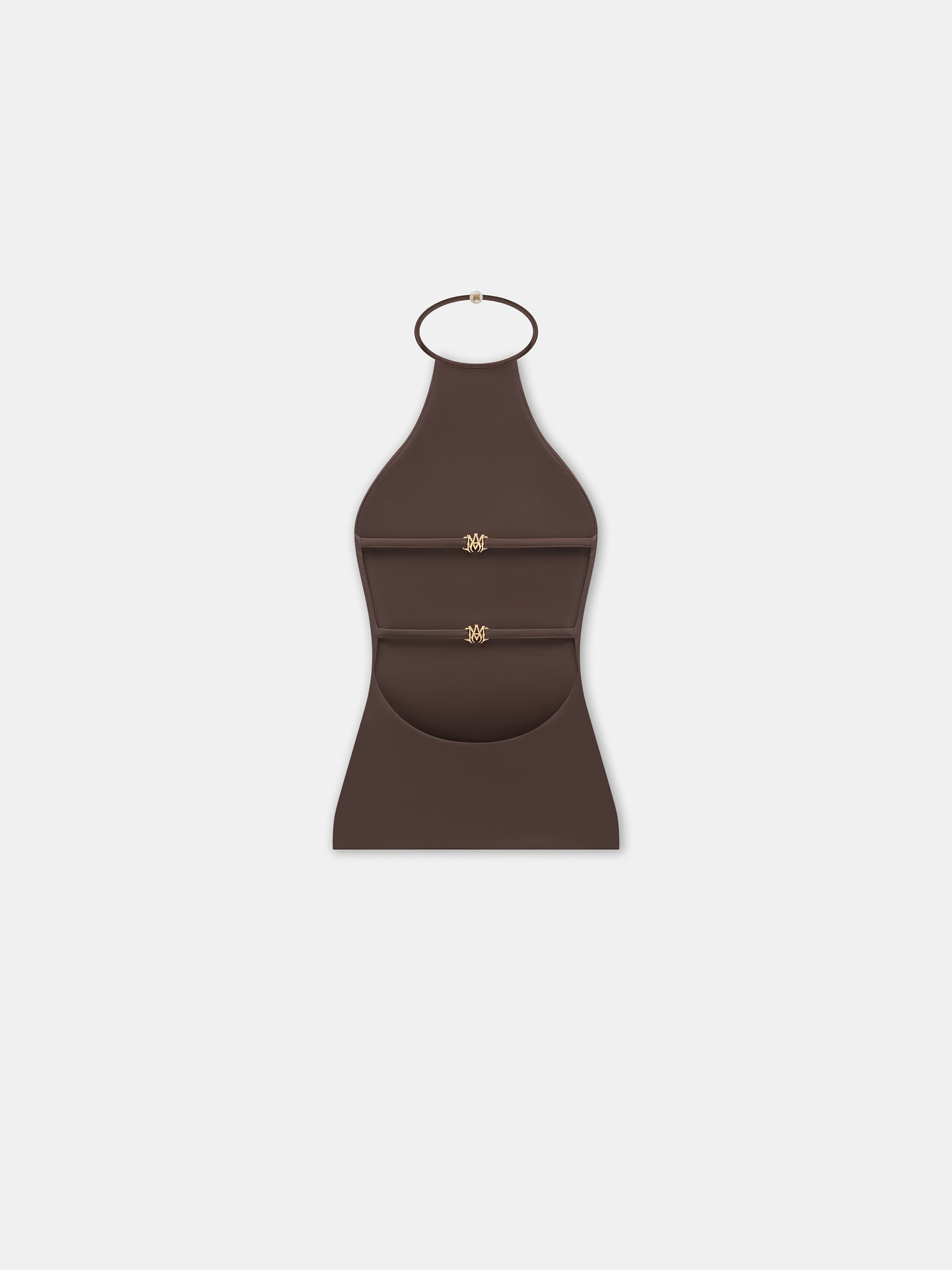 WOMEN - WOMEN'S HALTER TOP - Walnut Brown - AMIRI
