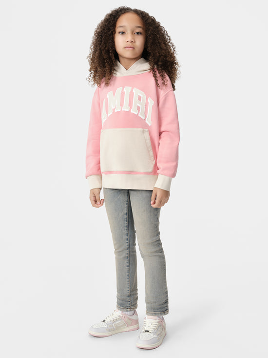 KIDS - KIDS' AMIRI COLLEGIATE HOODIE - Flamingo Pink