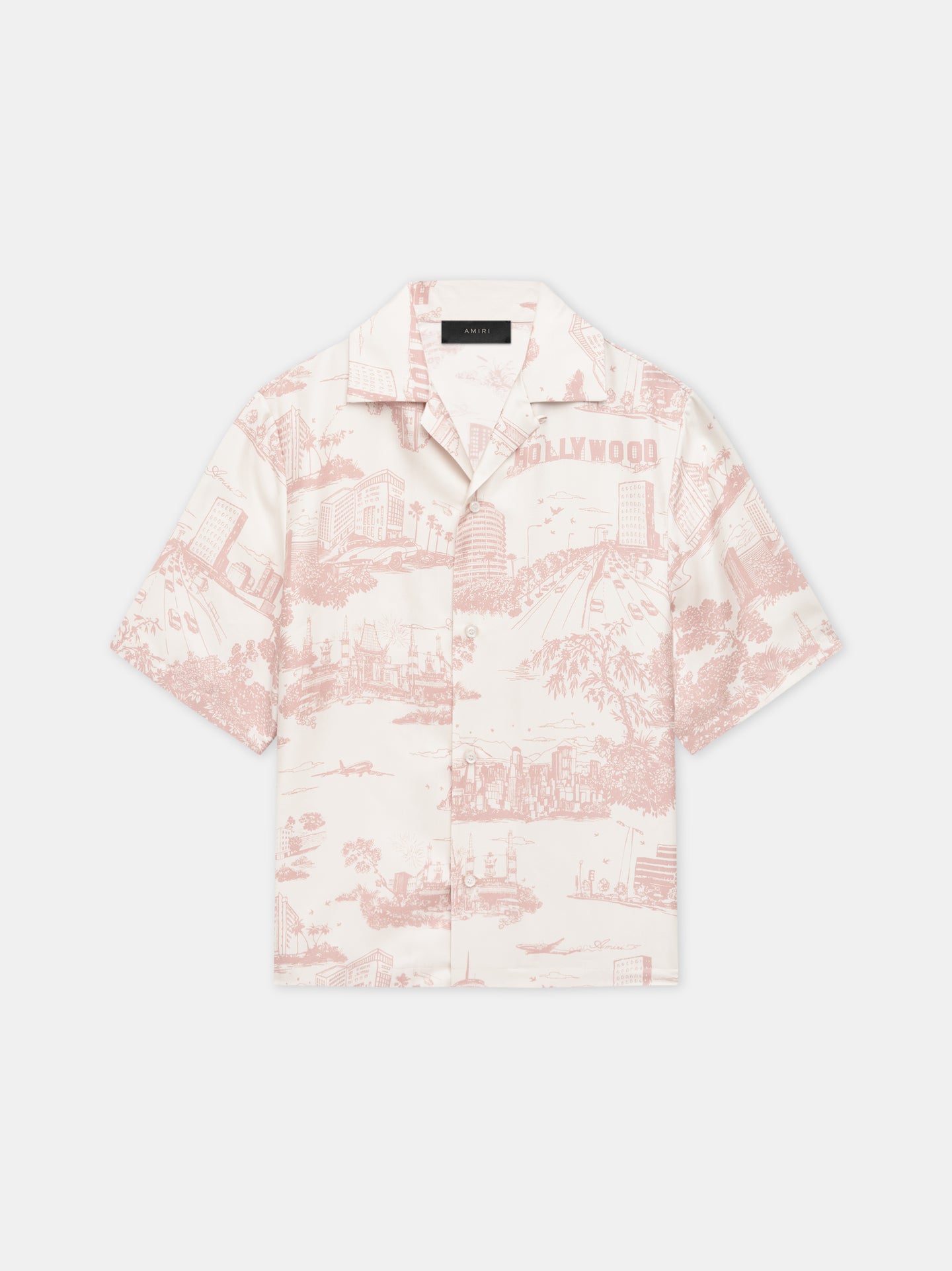 LA LANDMARK BOWLING SHIRT - Alabaster