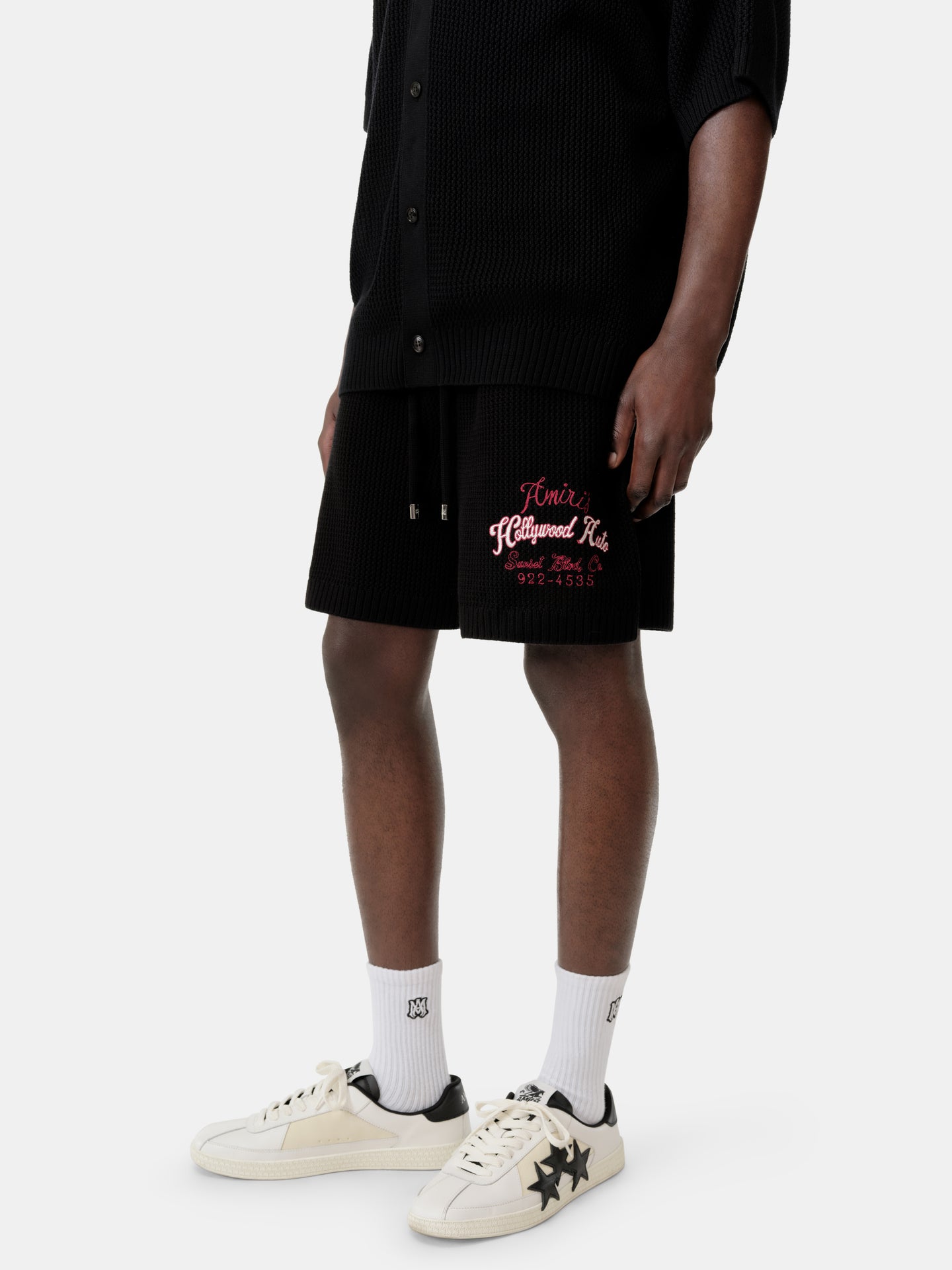 HOLLYWOOD AUTO MESH SHORT - Black - AMIRI