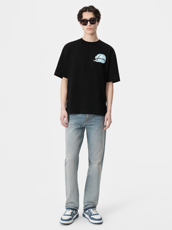 AMIRI PARADISE AIRBRUSH TEE - Black