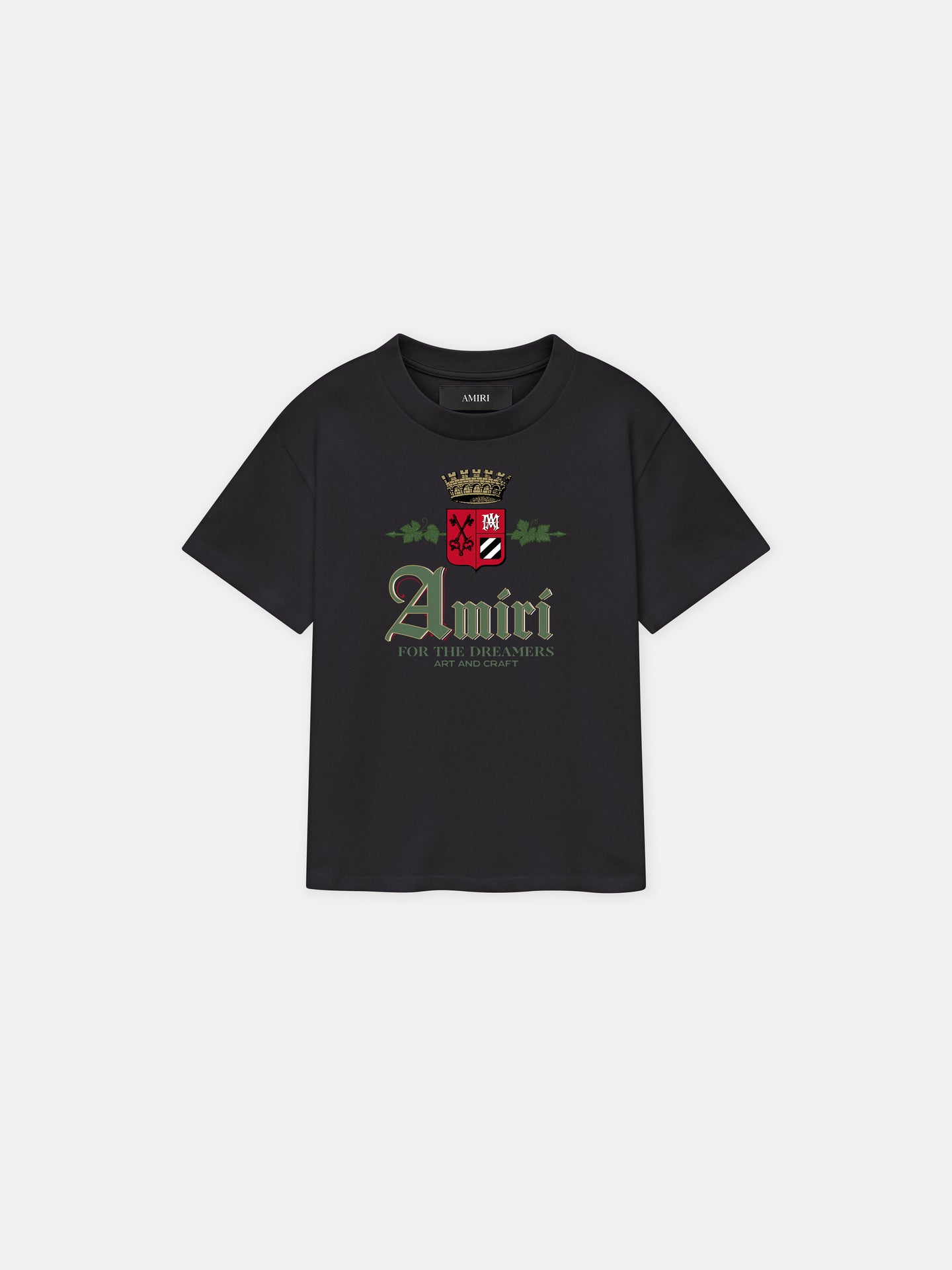 KIDS - KIDS' CHATEAU CROWN TEE - Black - AMIRI
