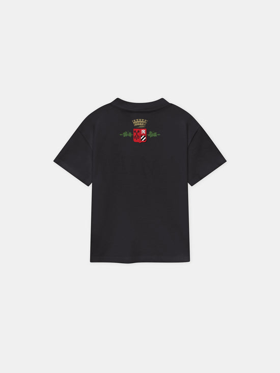 KIDS - KIDS' CHATEAU CROWN TEE - Black - AMIRI