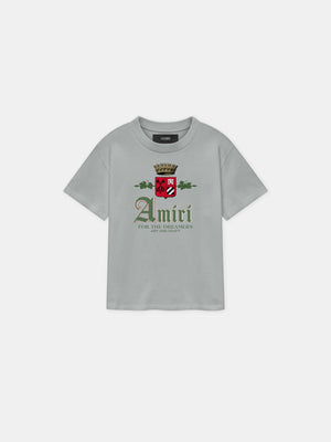 KIDS - KIDS' CHATEAU CROWN TEE - Grey - AMIRI