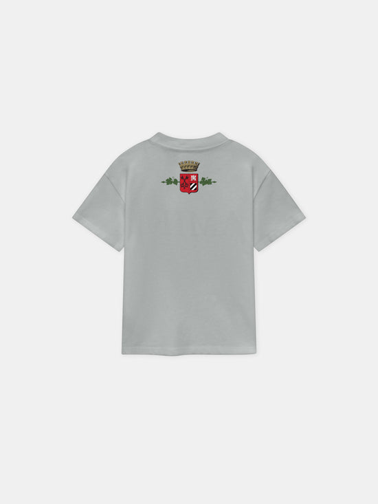 KIDS - KIDS' CHATEAU CROWN TEE - Grey - AMIRI