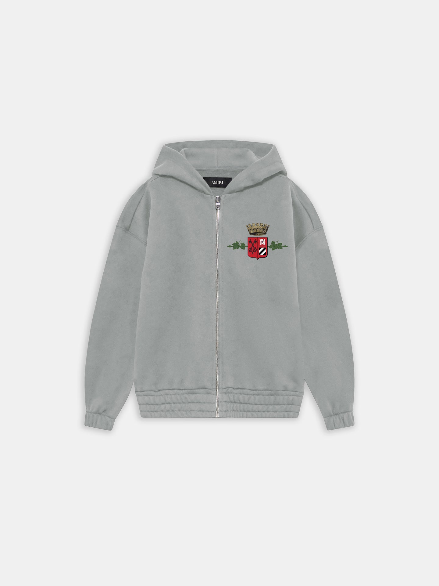 Kids - Kids' CHATEAU CROWN ZIP UP HOODIE - Grey - AMIRI
