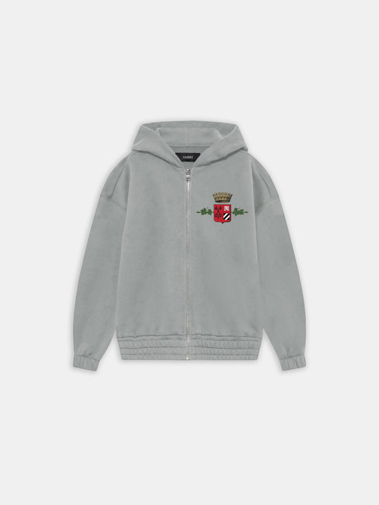 Kids - Kids' CHATEAU CROWN ZIP UP HOODIE - Grey - AMIRI