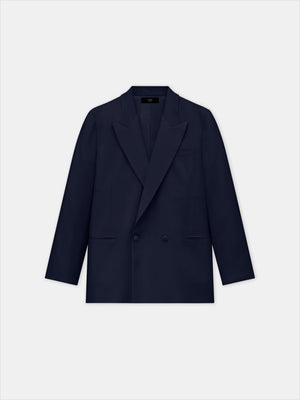 MA DOUBLE-BREASTED BLAZER - Dark Blue - AMIRI