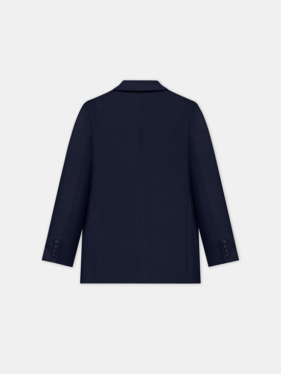 MA DOUBLE-BREASTED BLAZER - Dark Blue - AMIRI