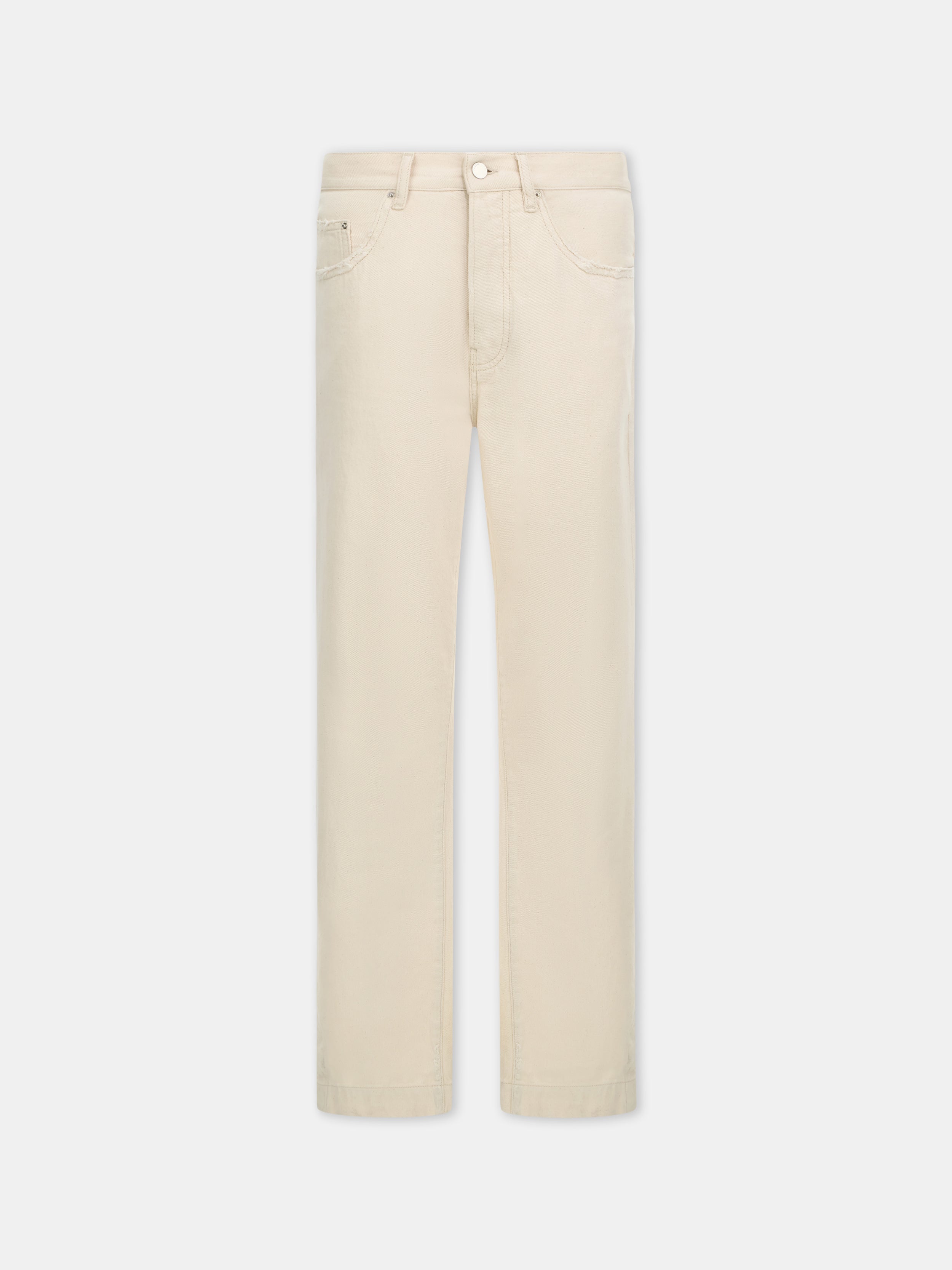 Product STRAIGHT FLARE JEAN - Ecru featured image